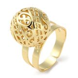 Anillo Ajustable Chapado en oro 18k