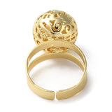 Anillo Ajustable Chapado en oro 18k